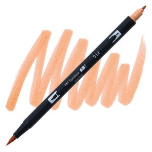 Image du produit Stylo feutre Dual brush Tombow double pointe Cerise clair n.912