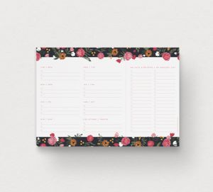 Image du produit Planificateur de repas hebdomadaire - Romance