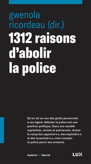 Image du produit 1312 raisons d'abolir la police