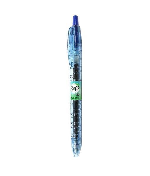 Stylo rechargeable encre gel B2P BLEU - Coop Zone