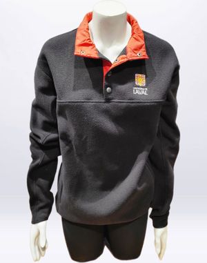 Image du produit Chandail polar unisexe 1/4 bouton noir Université Laval medium