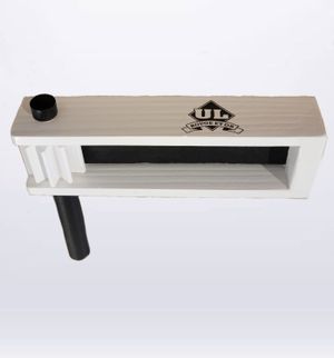 Image du produit Crécelle en bois blanche Rouge et Or