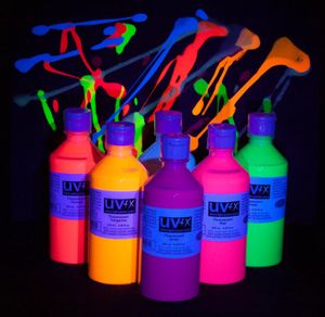 Image du produit Peinture UVFX (blacklight) Tri-Art Brille dans le noir 250ml