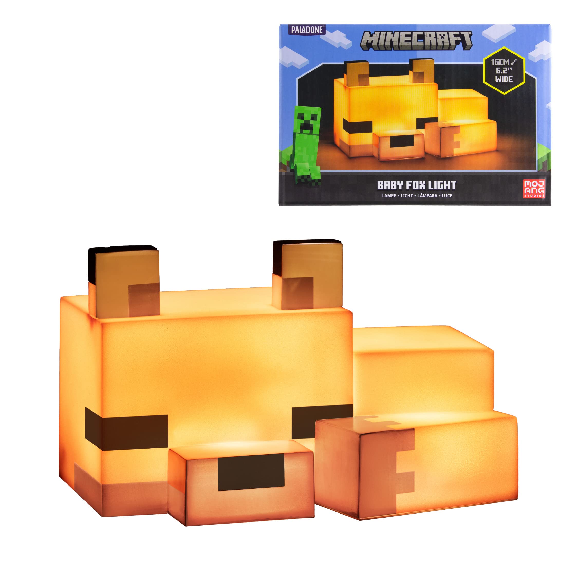 Lampe Renard Minecraft Orange - Coop Zone