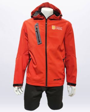 Image du produit Manteau softshell Brady homme Rouge x-small Université Laval