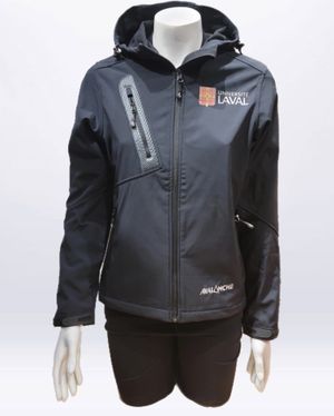 Image du produit Manteau softshell Brady femme Noir x-large Université Laval