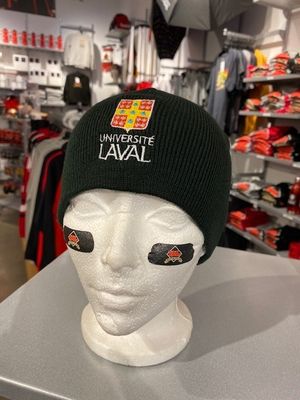 Image du produit Tuque C105 noir logo Université Laval