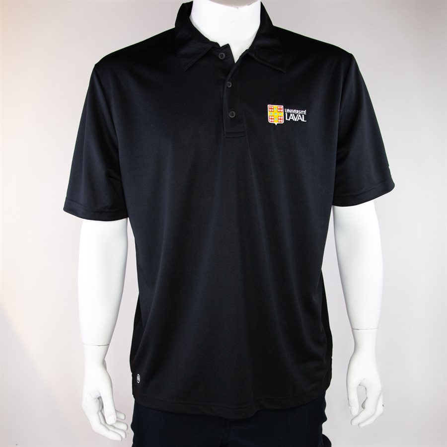 Polo s445 homme noir medium Université Laval - Coop Zone