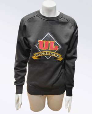 Image du produit Chandail Crewneck unisexe noir Rouge et Or xxx-large