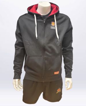 Image du produit Chandail Kangourou zip long noir Université Laval small