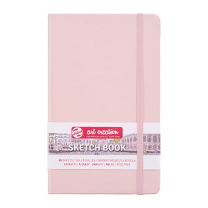 Image du produit Cahier croquis Art Creation Talens Rose pastel 5.1x8.3po 90lb 80f