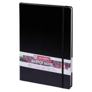 Image du produit Cahier à croquis Art Creation Talens Noir 8.1x11.6po 90lb 80fls