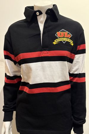 Image du produit Chandail rugby collegiate Barbarian noir x-small Rouge et Or
