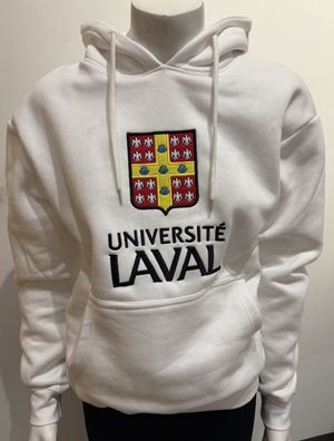 Image du produit Chandail Kangourou blanc Université Laval x-large