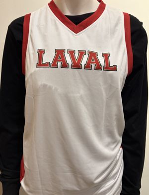 Image du produit Camisole Basketball vierge junior medium blanche Rouge et Or