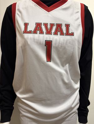 Image du produit Camisole Basketball no 1 adulte 2x-large blanche Rouge et Or