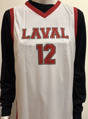 Image du produit Camisole Basketball no 12 adulte 2x-large blanche Rouge et Or