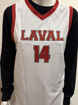 Image du produit Camisole Basketball no 14 adulte large blanche Rouge et Or