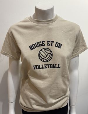 Image du produit T-shirt sable large Rouge et Or VOLLEYBALL