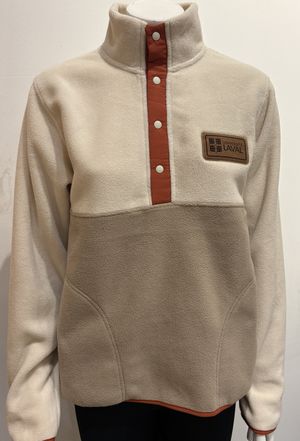 Image du produit Chandail 1/4 bouton polar ivoire medium appliqué Université Laval