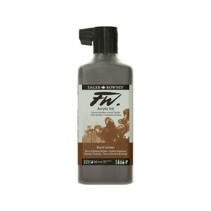 Image du produit Encre acrylique FW Daler-Rowney 180ml Ombre brûlée