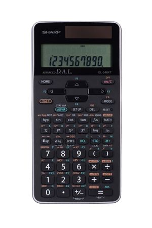 Calculatrice scientifique Sharp EL-546XTBSL solaire 470 fonctions