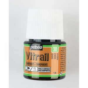 Peinture pour verre Vitrail 45 ml - 30 - Sable