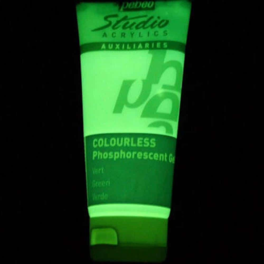 Gel phosphorescent Pébéo Non-teinté vert 100ml - Coop Zone