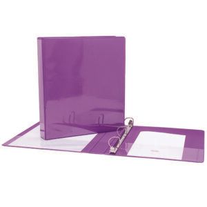 Image du produit Reliure de présentation VIOLET 0.5" avec anneaux en ¨D¨