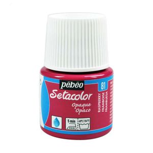 Image du produit Peinture à tissus Setacolor Opaque Pébéo 45ml Framboise n.81