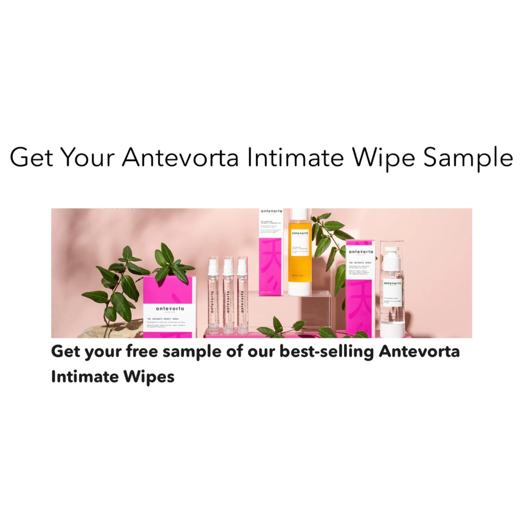Free intimate wipes samples