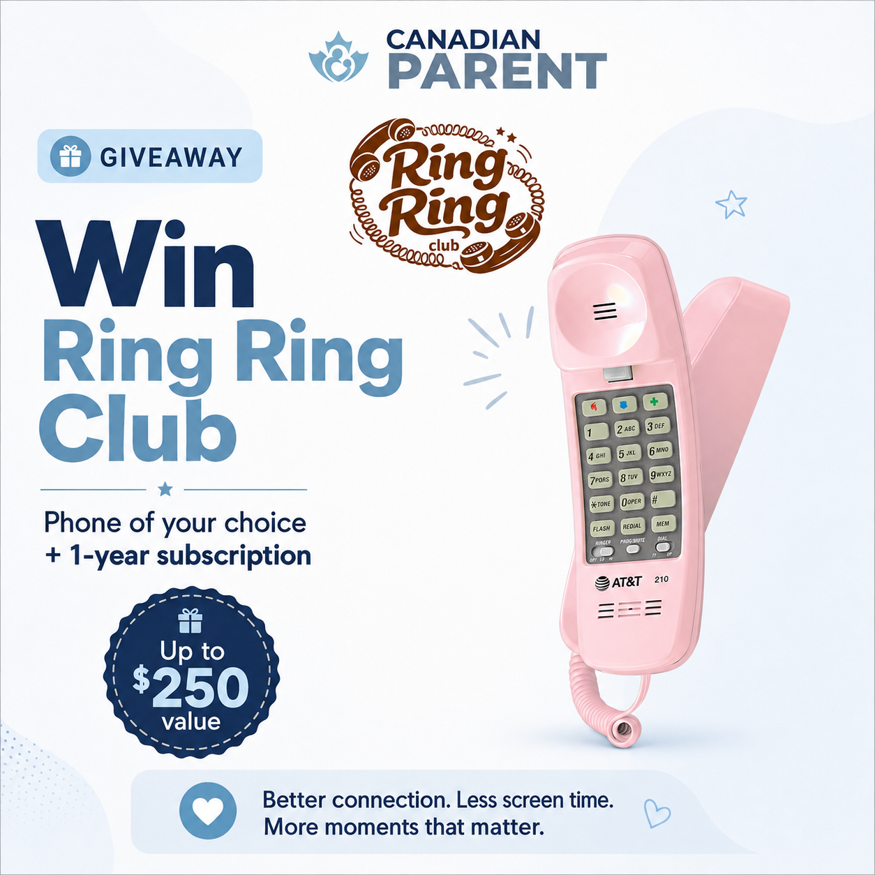 Canadian Parent RingRing Club Giveaway