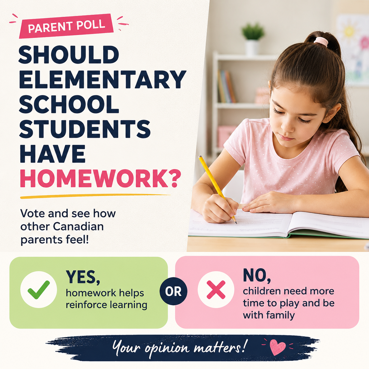 Should Elementary School Students Have Homework?