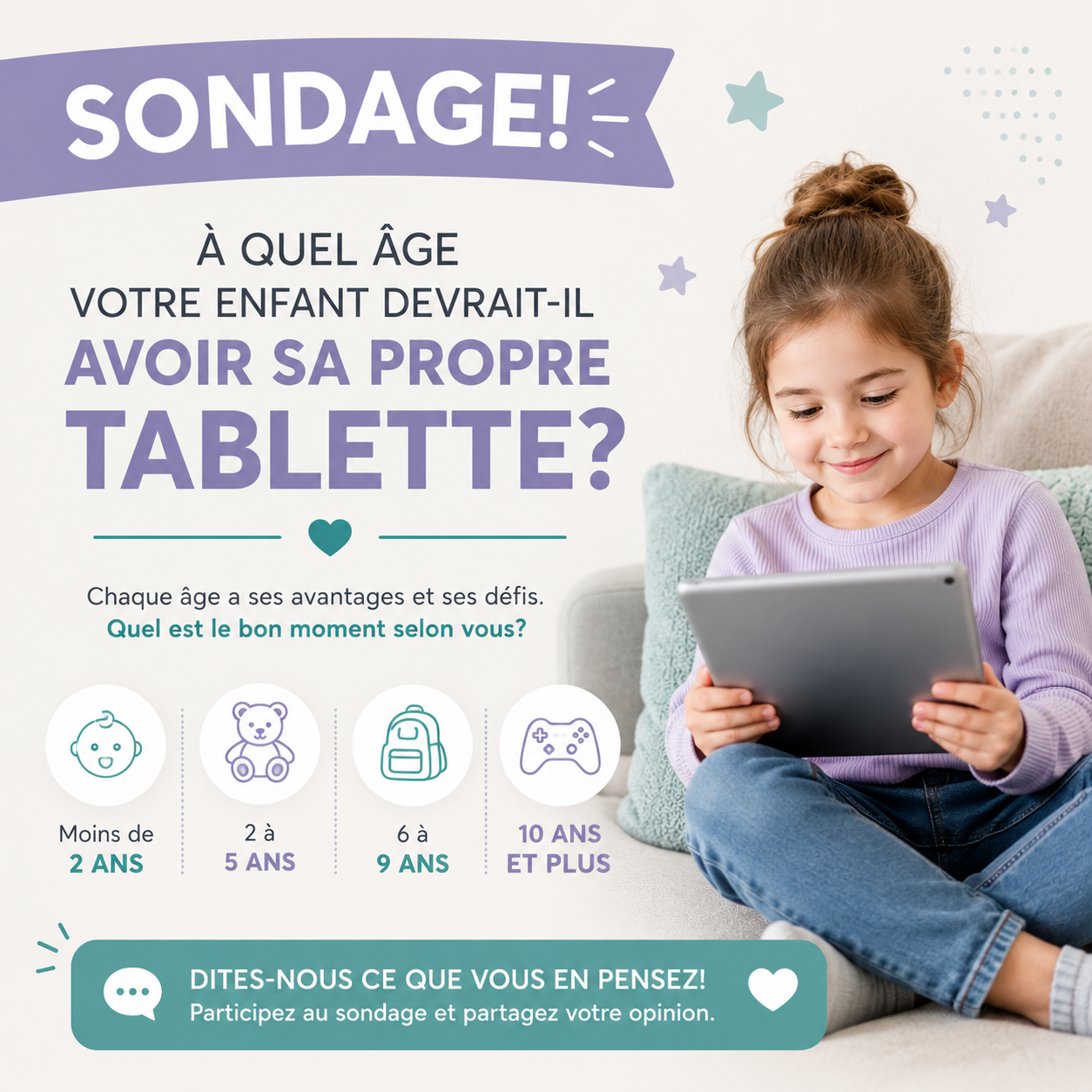 âge tablette enfants