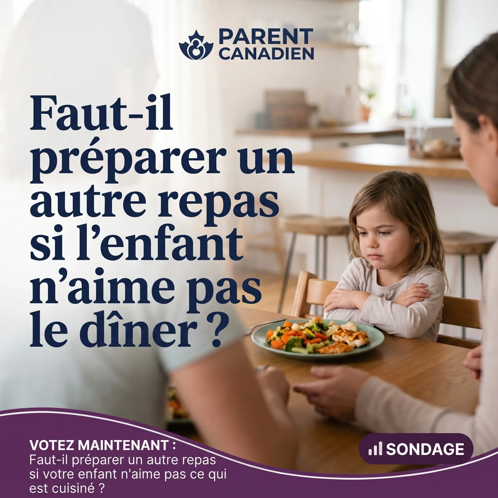 Les enfants devraient-ils avoir un repas séparé