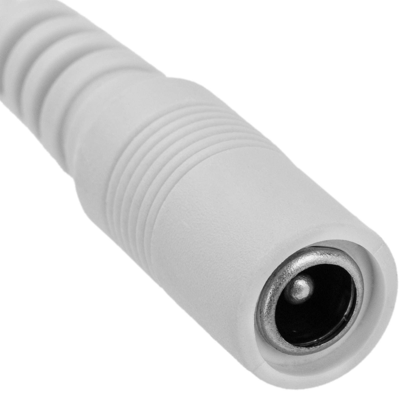 Cavo DC Jack 55 Cm, Maschio A Femmina, 2,5x5,5 Mm, Con Interruttore On/Off, Angolo Retto