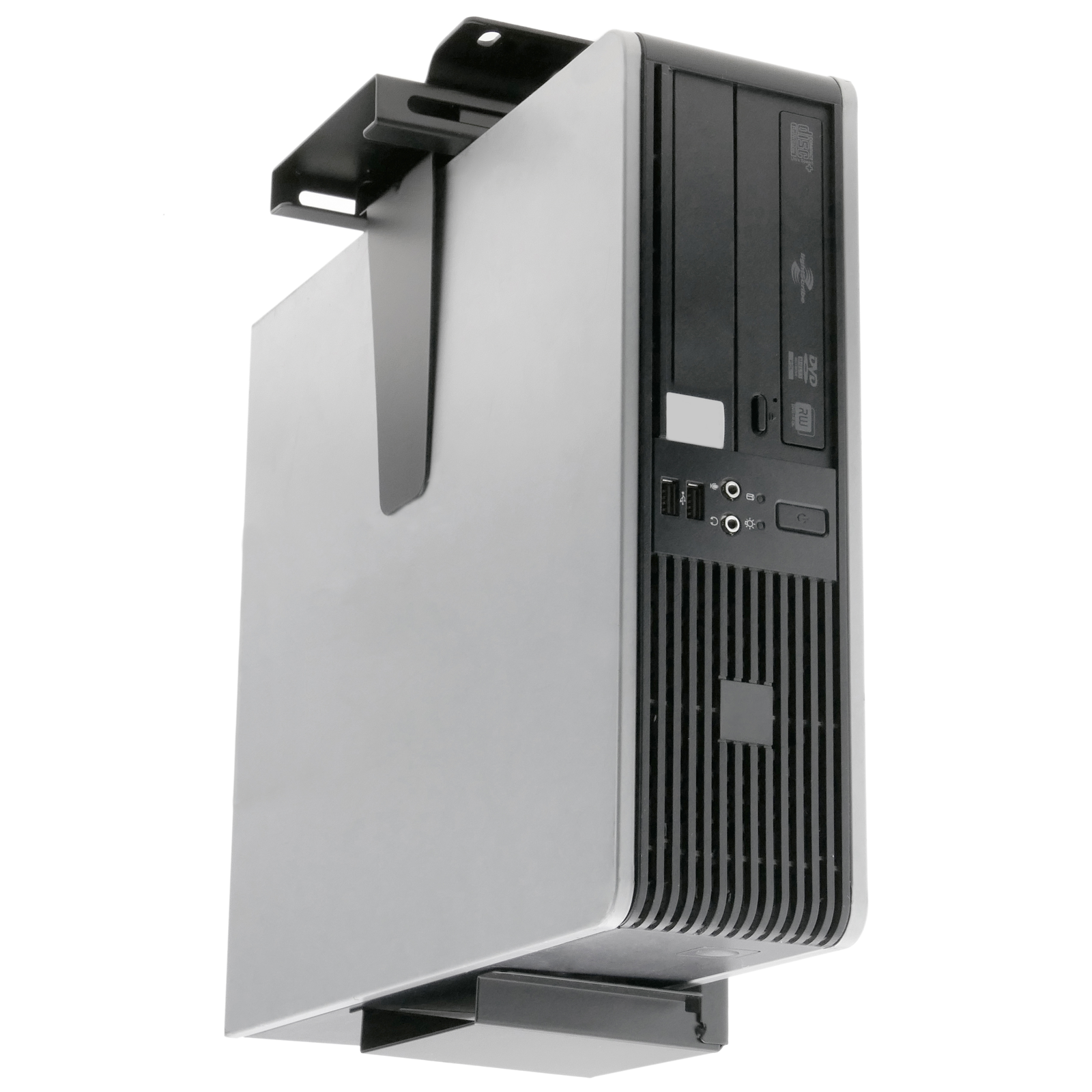 Soporte universal para CPU pared mesa tubo 80-105-064 vertical