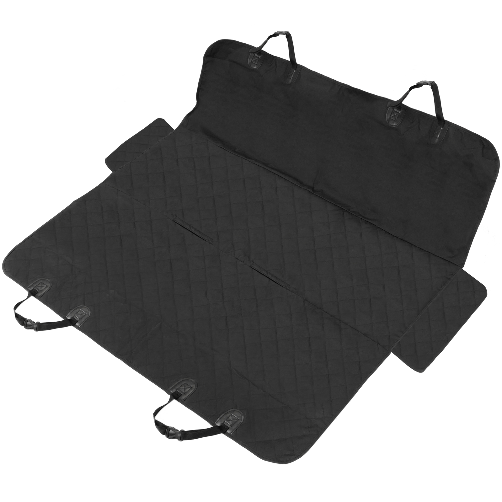 Padded car seat cover. Nonslip protective mat cover for dog hair
