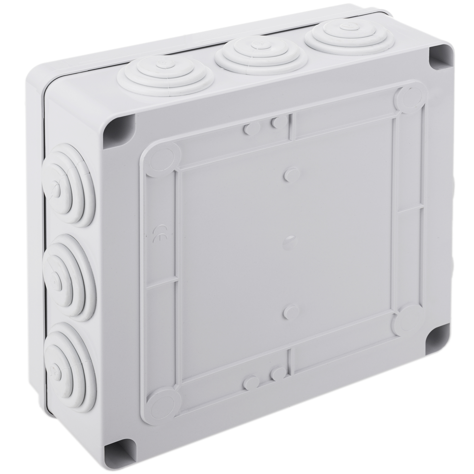 Caja estanca de superficie rectangular IP55 400 x 350 x 120 mm