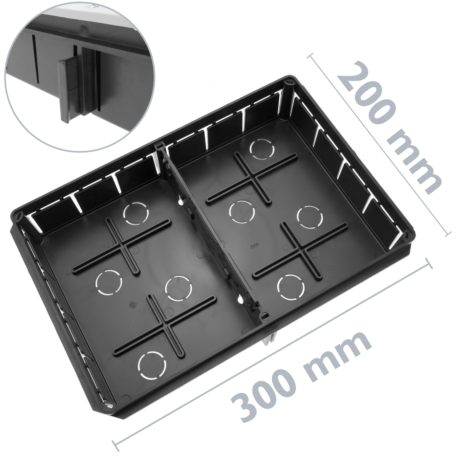 Famatel Caja de superficie estanca con gel aislante (L x An x Al: 9 x 9 x  4,2 cm)