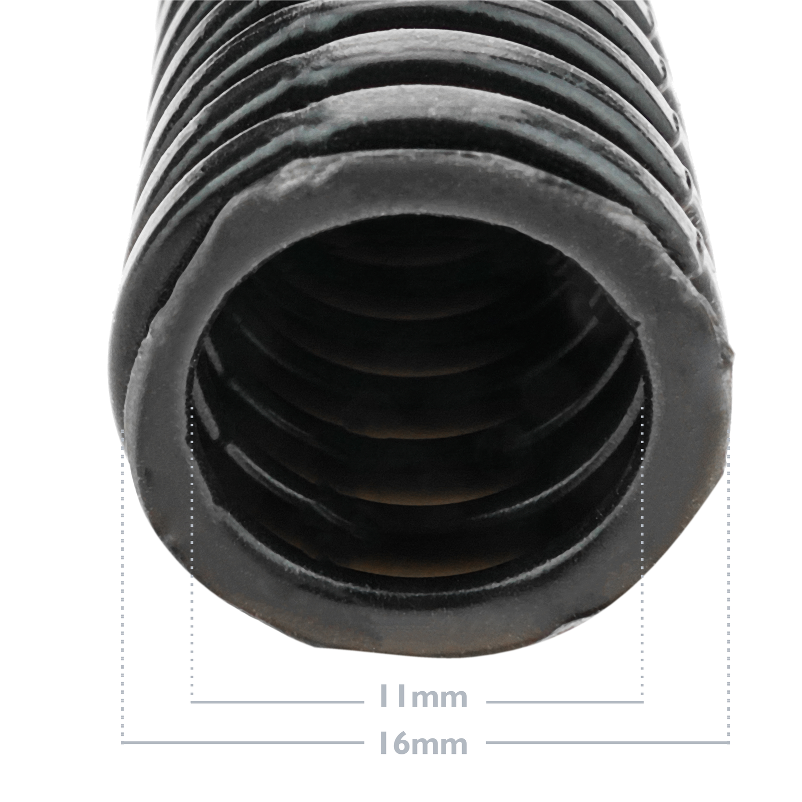 Outer corrugated pipe M-32 25 m black - Cablematic