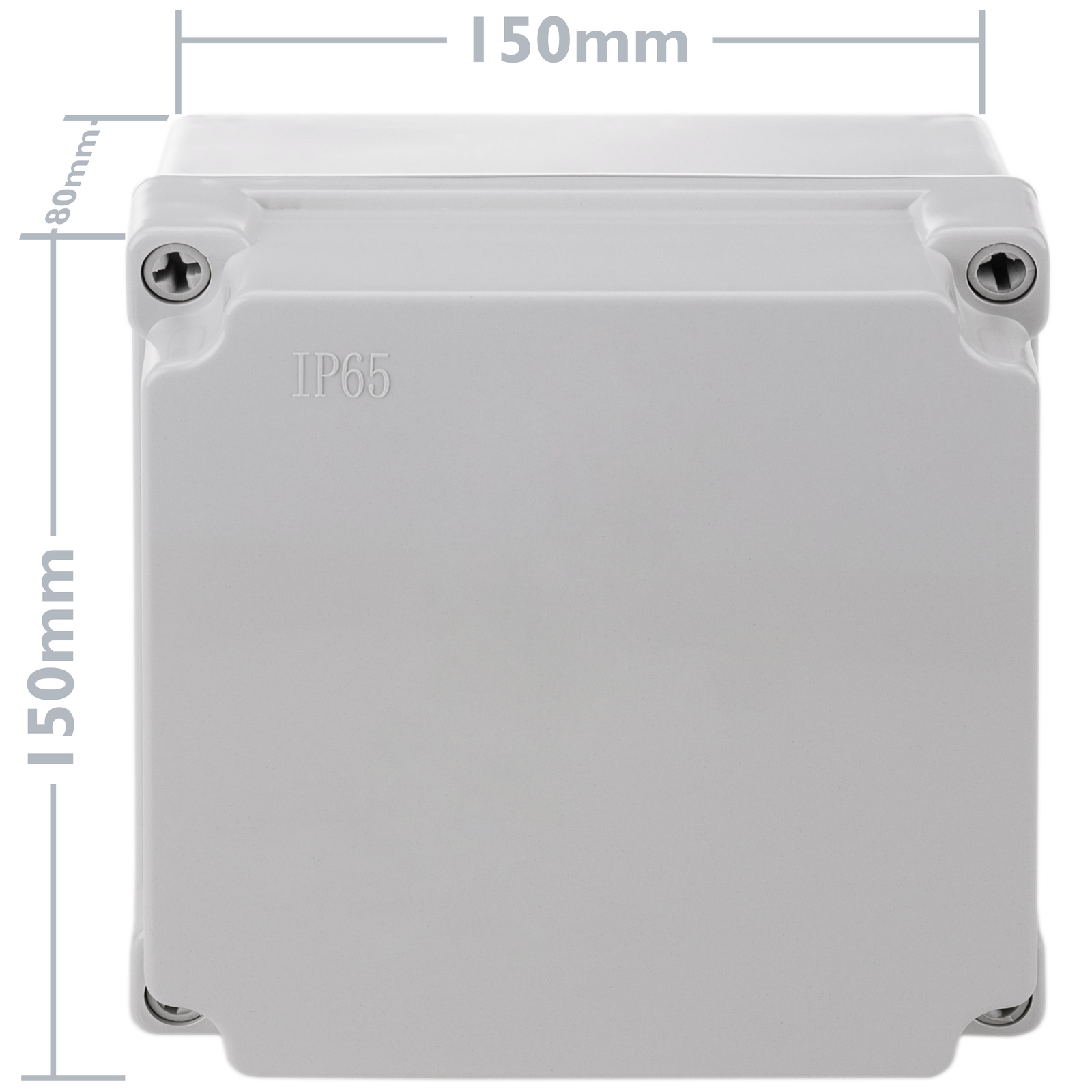 Waterproof box with square surface IP56 100x100x45mm - Cablematic