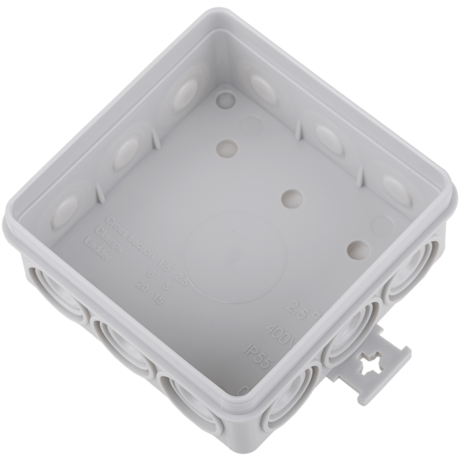 Caja estanca de superficie rectangular IP55 200 x 100 x 70 mm - Cablematic