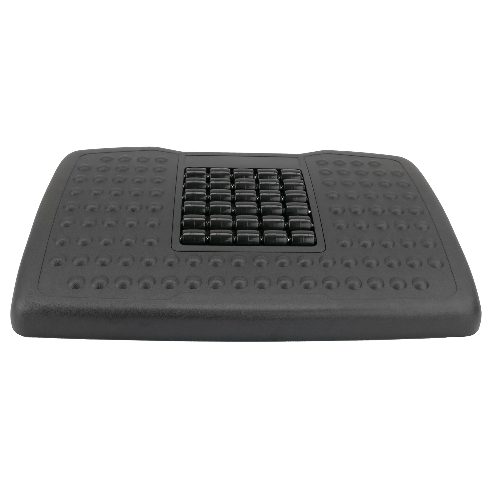 Poggiapiedi con Piattaforma Regolabile in plastica Nera 455 x 330 mm con Massaggio PrimeMatik 