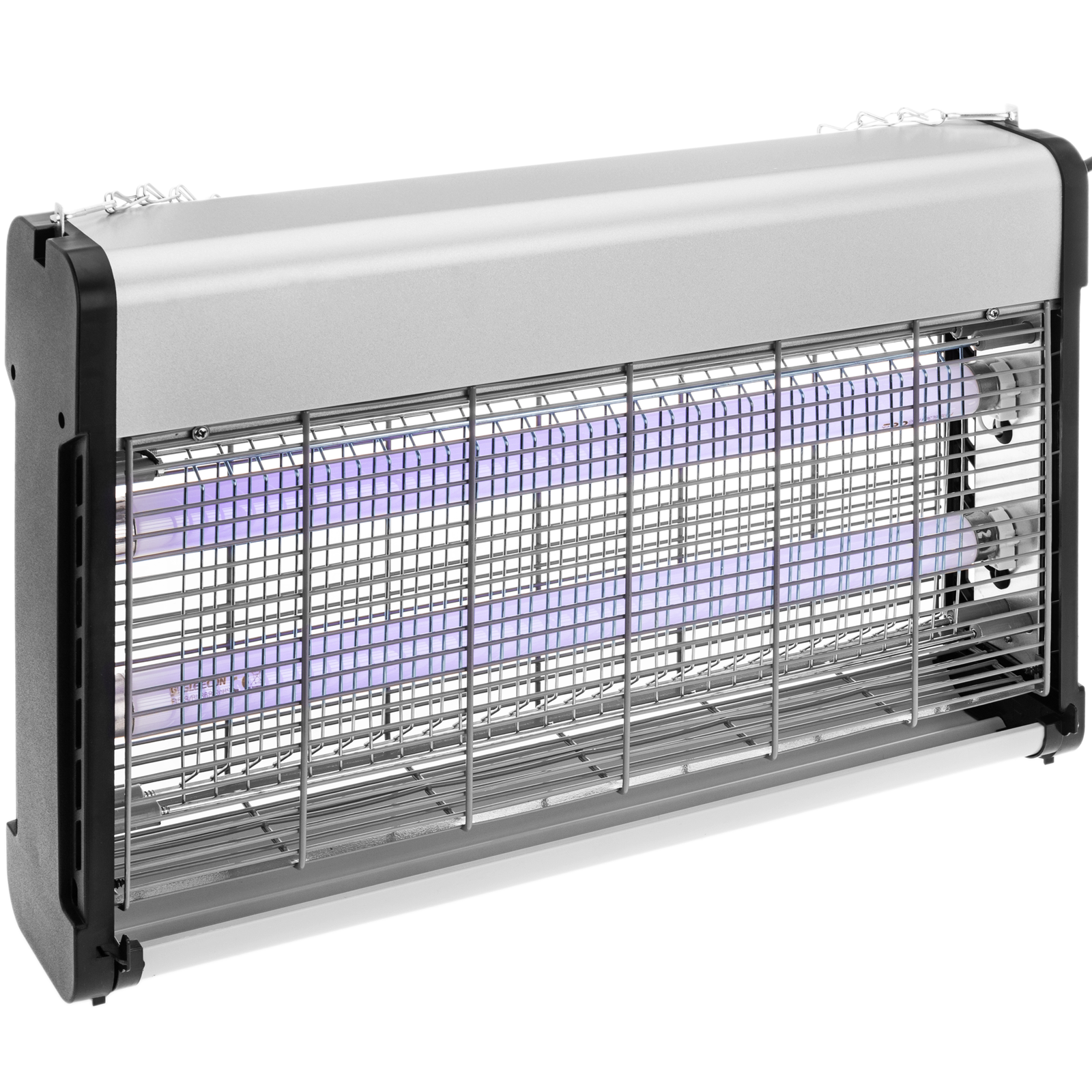 Matamoscas eléctrico (Negro, Gancho para colgar)