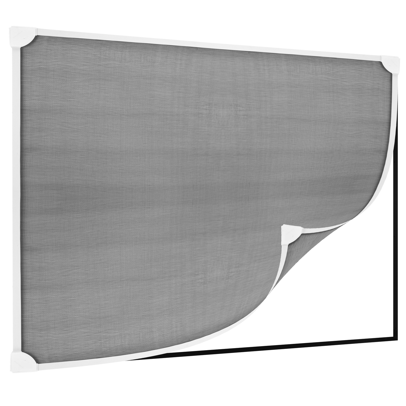 Fenêtre D'écran Magnétique 130 x 65 cm Auto-Adhésif Rideau en Maille,  Magnétique Moustique Garde l'Air Frais l'Intérieur pour Plupart Les Types  FenêTres, Blanc : : Bricolage