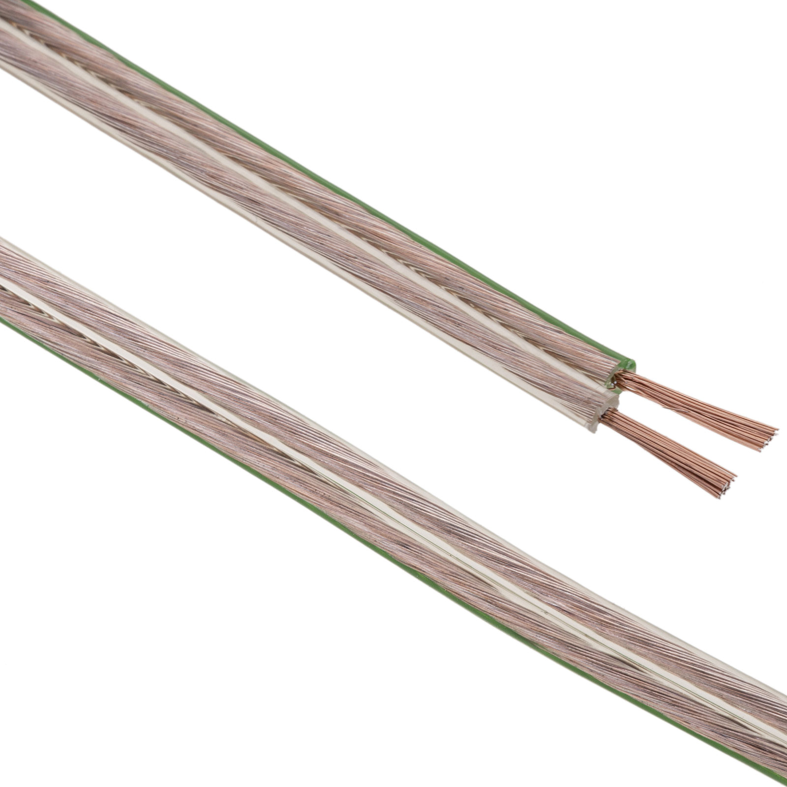 Luidsprekerkabel 2 x 0,35 mm² op rol 100 m zwart / rood
