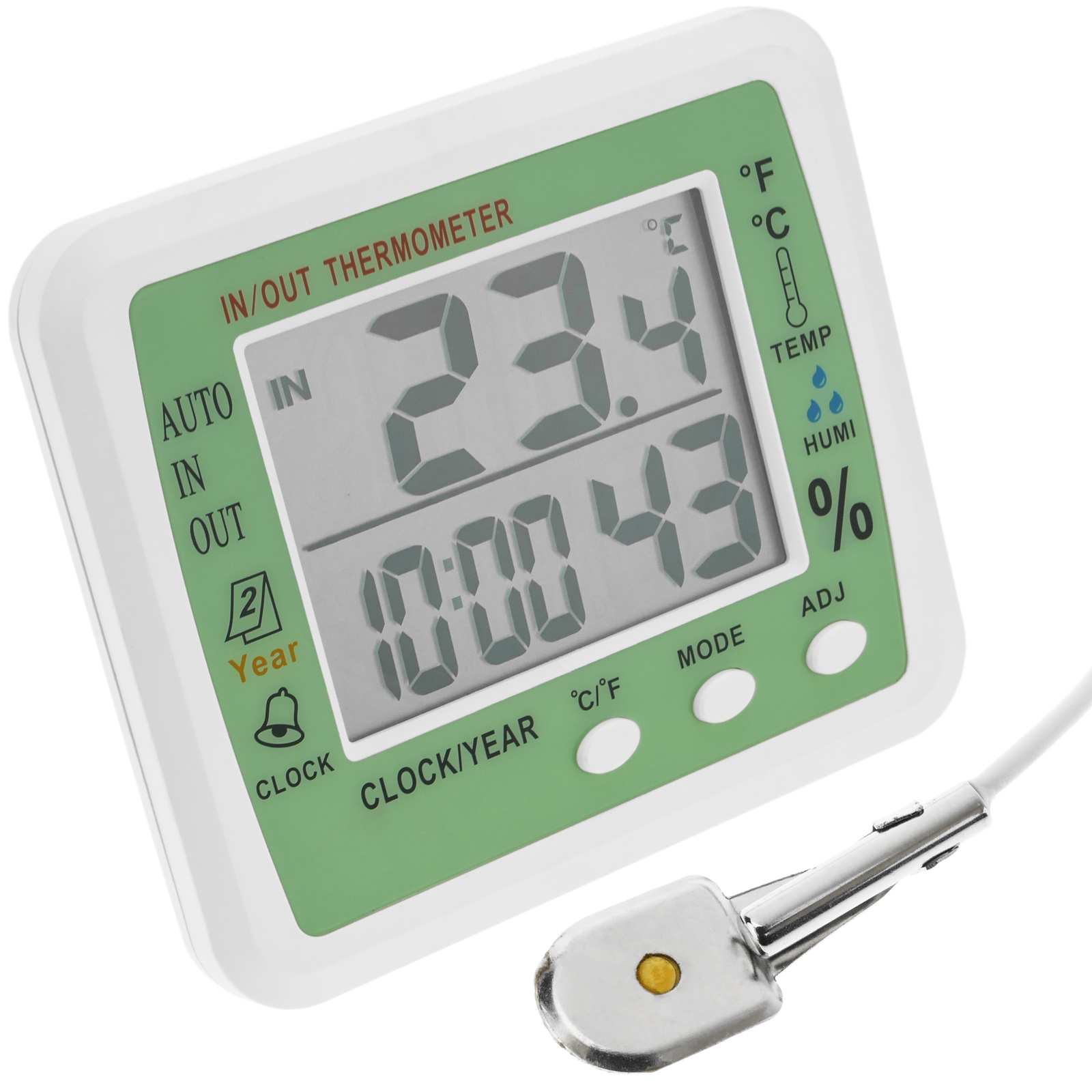 Thermomètre hygromètre électronique 30.3049 : Thermomètre