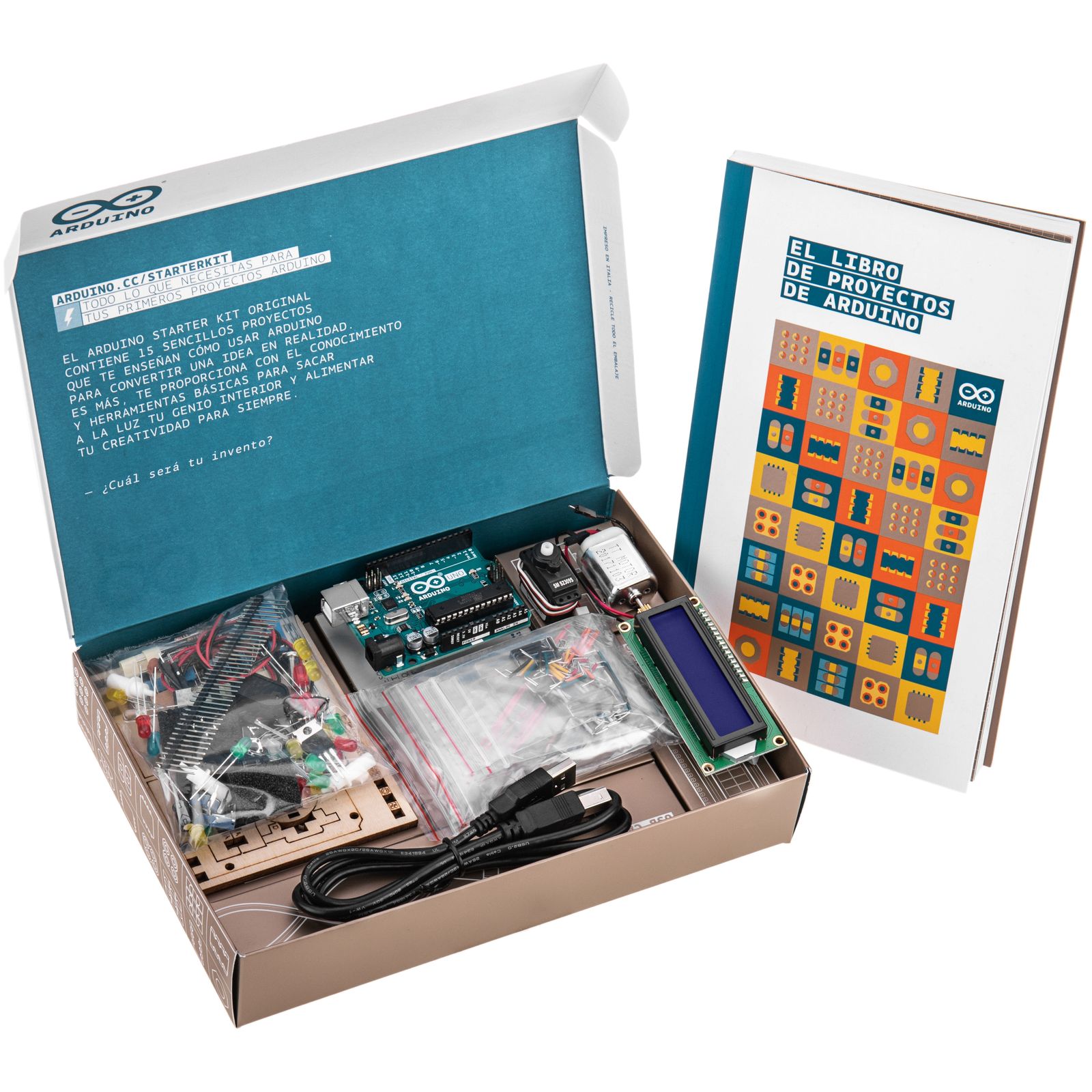 Arduino Starter Kit. Arduino Starter Kit in Spanish - Cablematic