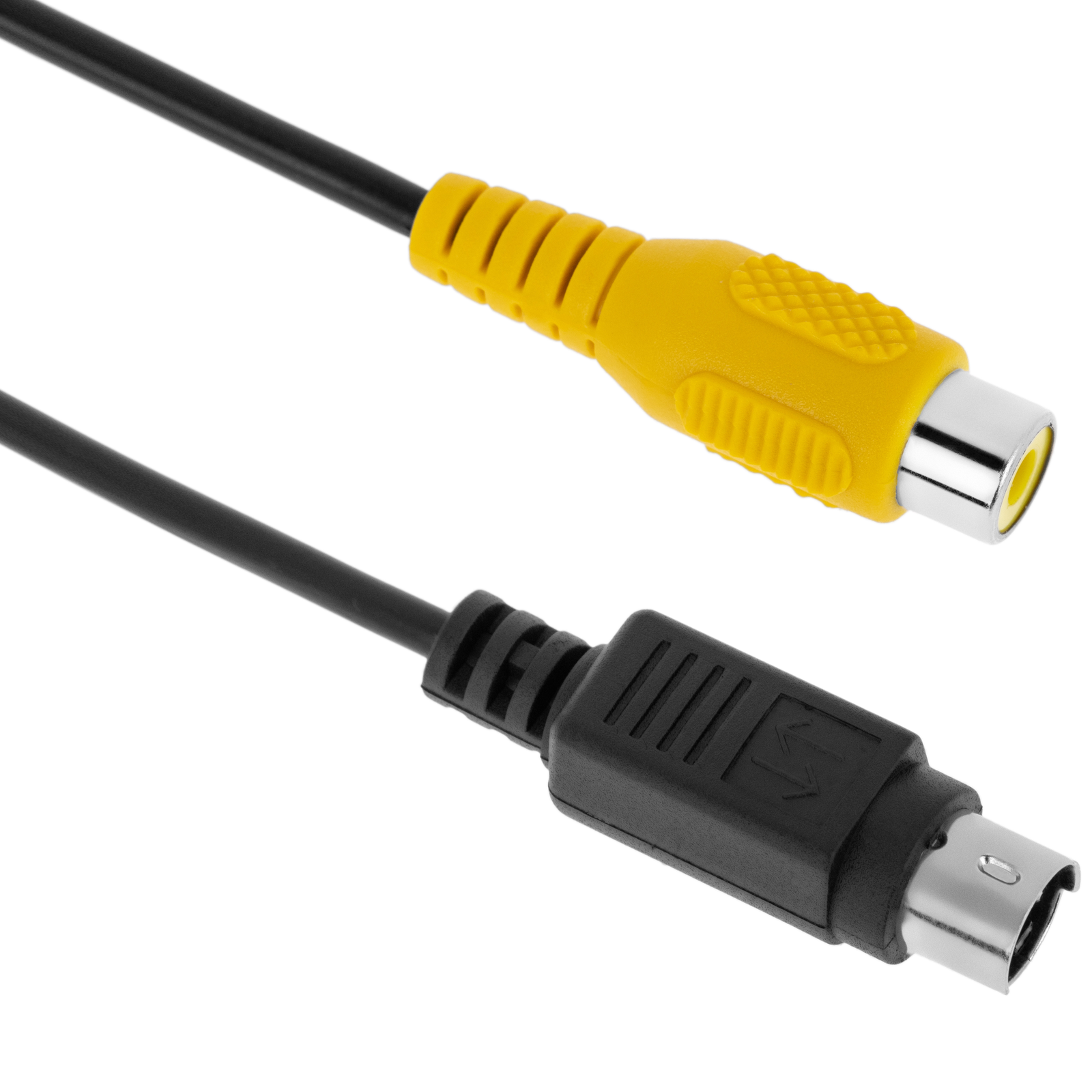 Adaptador RCA hembra a S-Video hembra VHS Jack 4 Pin Jack chapado en oro  Video compuesto bidireccional RCA F a S-Video F Acoplador Cable estéreo